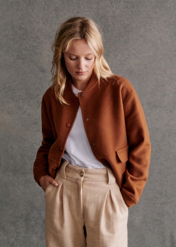Manteau Suzy Caramel Laine Sézane Votre wishlist sur Listy