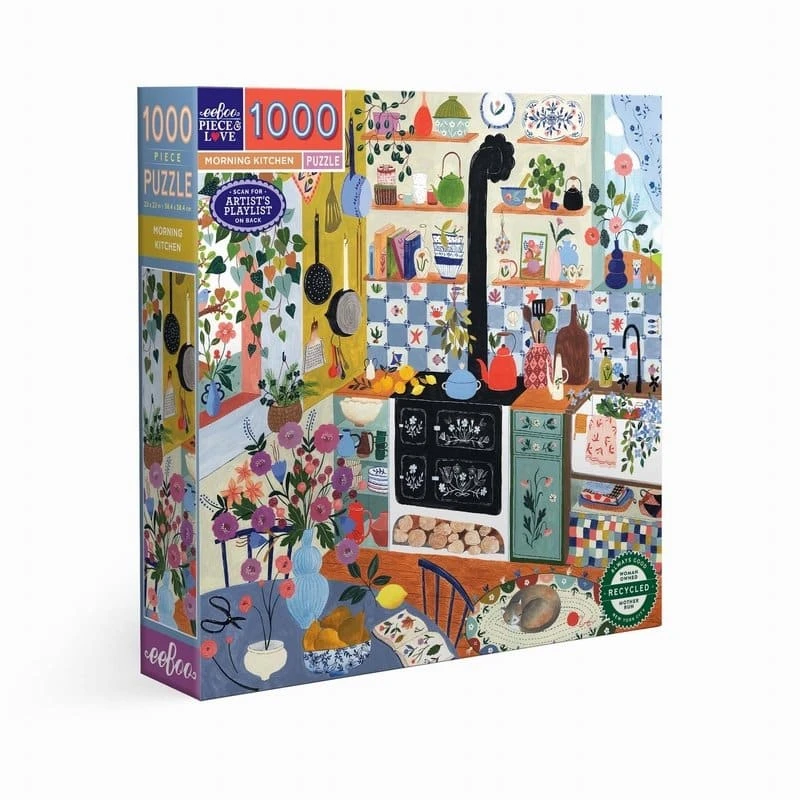 Puzzle Morning Kitchen - Eeboo - 1000 pièces