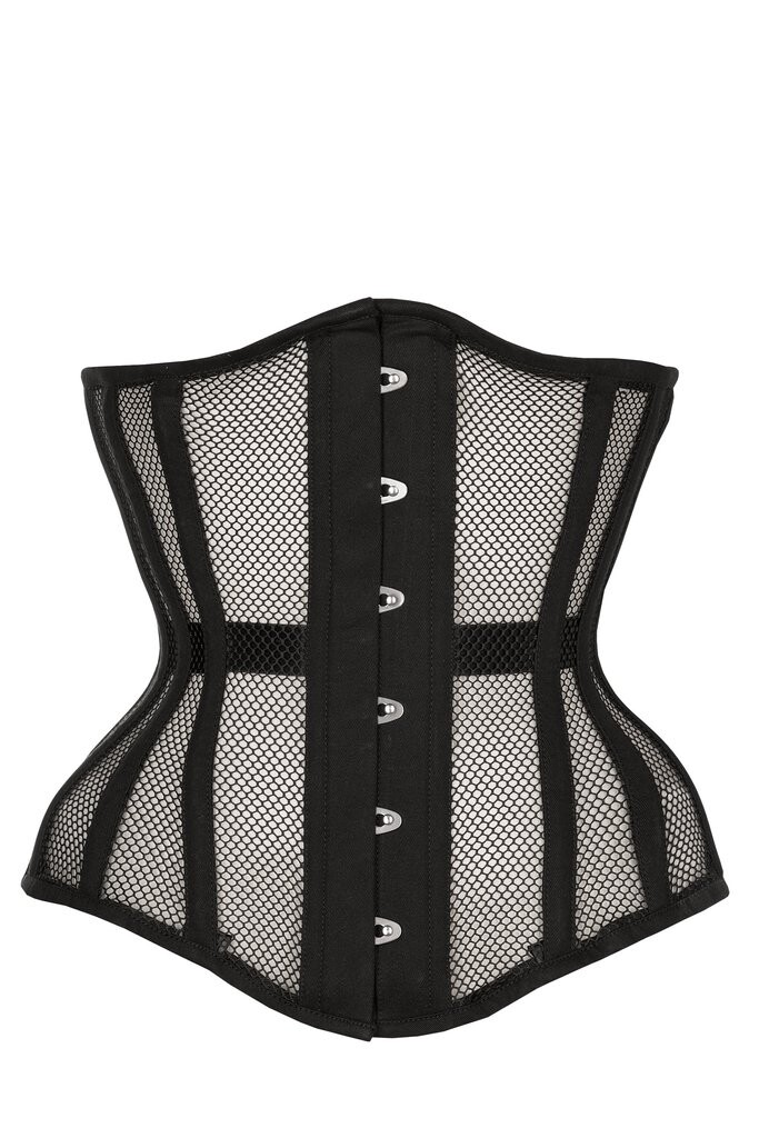 Underbust bustier mailles Noir