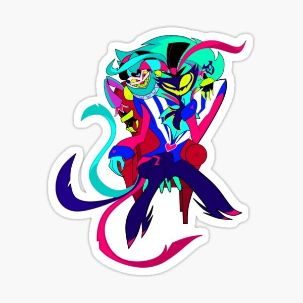 Helluva Boss - Fizzarolli et Asmodée | Sticker