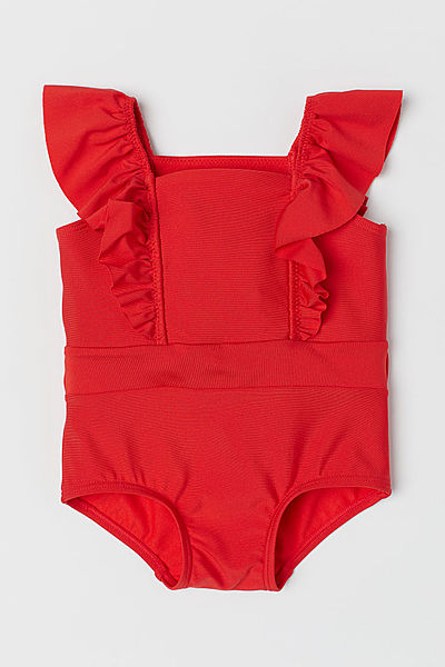 Maillot de bain volanté