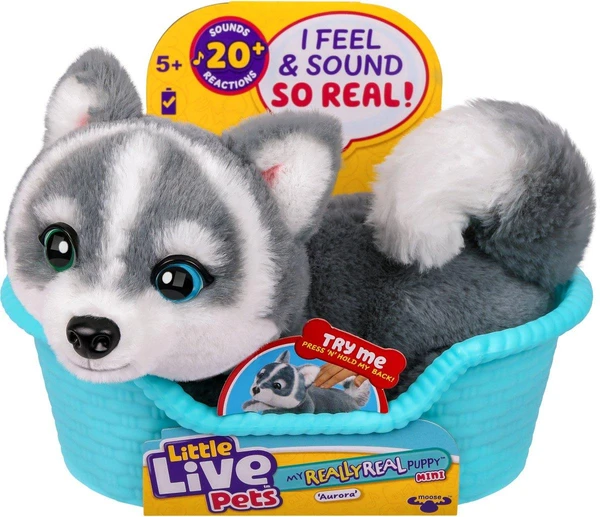 Little Live Pets My Really Real Puppy Mini's – Aurora le Husky