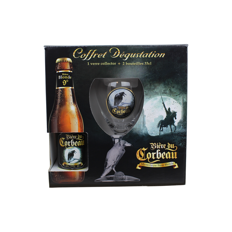 Coffret Bi Re Du Corbeau Verre Et X Cl Bi Res En Coffret Pou