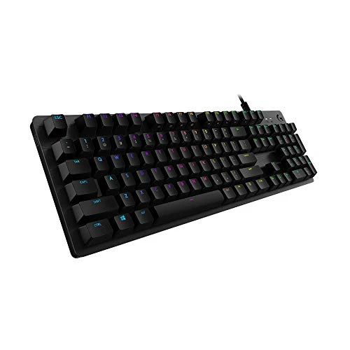 Logitech G512 Clavier Gamer Mécanique, Eclairage RGB LIGHTSYNC, Tactile Switchs GX Brown, Alliage Aluminium 5052, Touches de Fonction Complètes, Relais USB, Français AZERTY - Noir