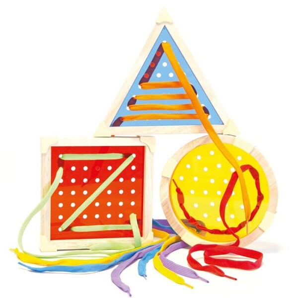 Laçages formes géométriques - HOPTOYS