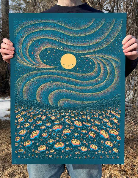 "Moonlet" Print