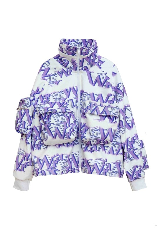DELETED LOGO POCKETS BIG JACKET | W.I.A