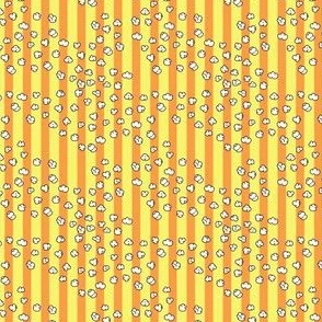 Buttered Popcorn Stripe | Primary School Fabric | Spoonflower