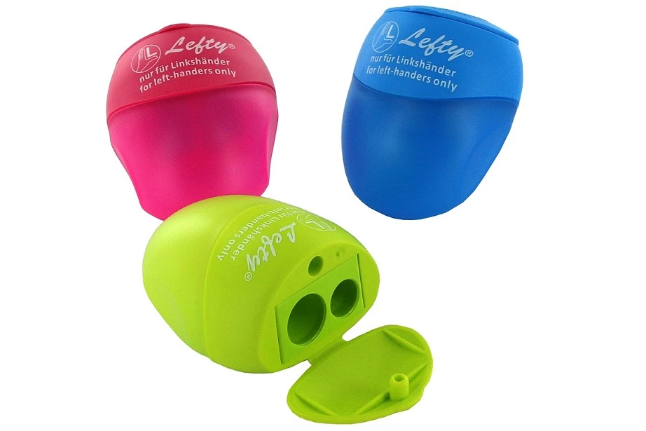 Taille crayon avec réserve pour gaucher