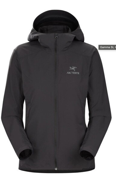 Veste à capuche Gamma SL Femme NOIR