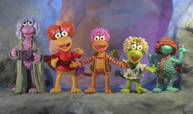Lot 5 figurines Fraggle rock