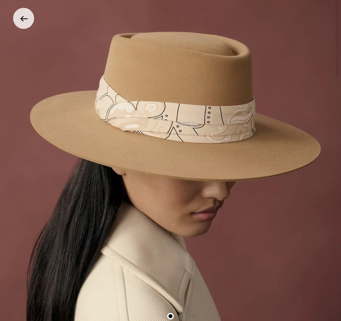Hermès Chapeau Louise Candy Libris