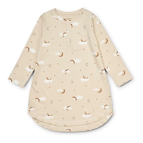 Chemise de nuit Alva Coton Bio | Beige