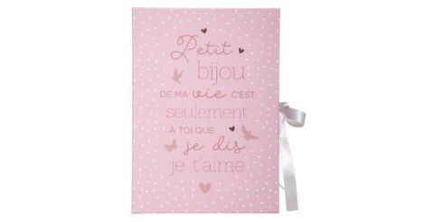 Boîte de Rangement Coiffeuse "Liberty" 28cm Rose