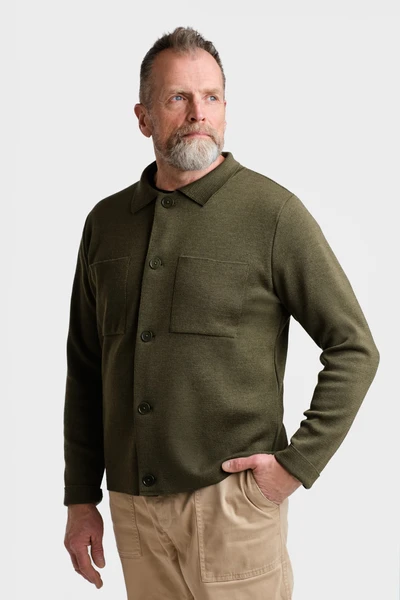 FORTE overshirt, dark olive