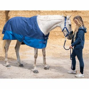 Ride & Rug Couverture de paddock Daphne (Bleu) | privatesportshop.fr