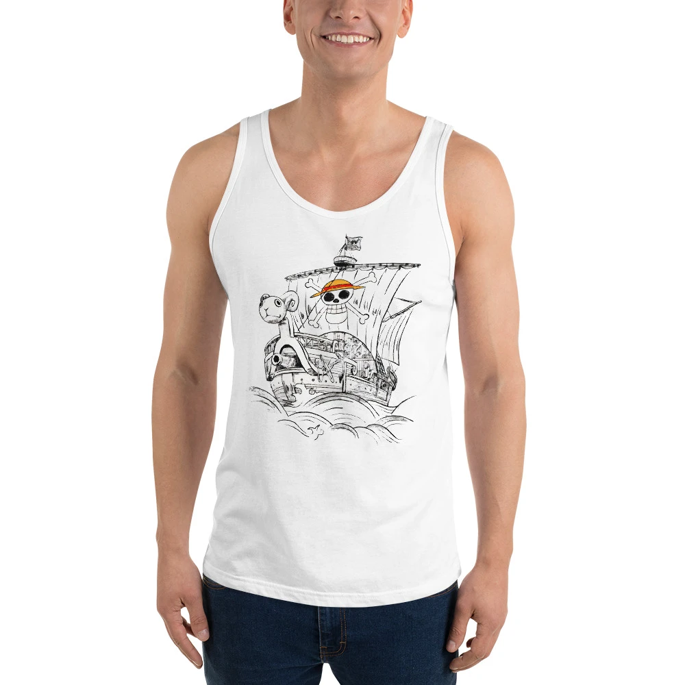 One Piece Going Merry Go Unisex Tank Top - Official One Piece Merch Collection 2024 - One Piece Universe Store