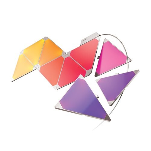 Nanoleaf Aurora Smarter Kit, Kit d'éclairage à LED, Panneau + Contrôleur Integriert, 2 W, Blanc, 13,7 x 29,5 x 11 cm, Fonctionne avec Alexa