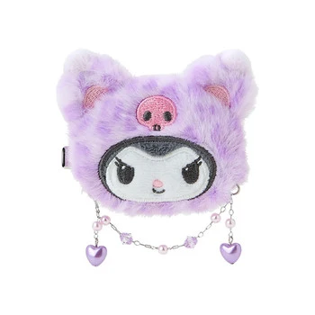 Sanrio Kuromi Face-Shaped Hair Clip (Gal Kuma) 981427