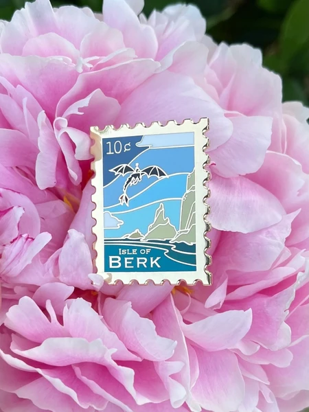 Isle of Berk Stamp -- How to Train Your Dragon Enamel Pin