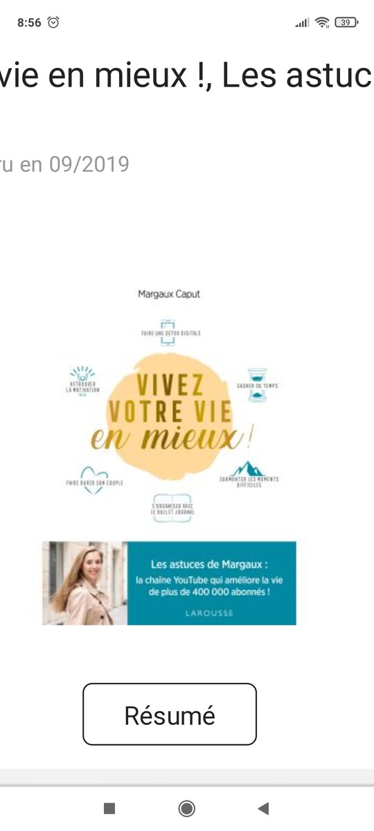 Vivre votre vie en mieux