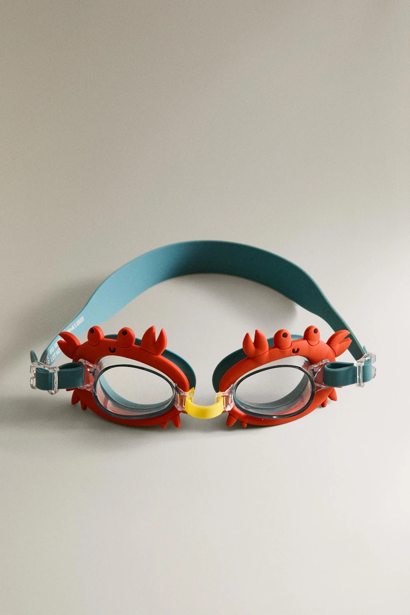 LUNETTES PLONGÉE ENFANT PLAGE CRABE