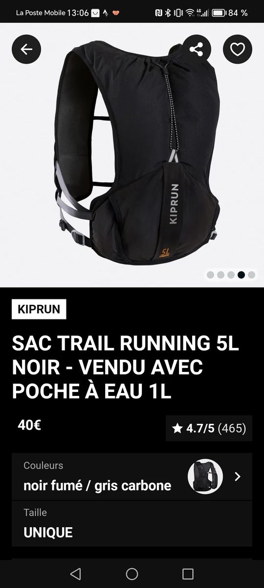 Sac hydratation KIPRUN 5 L