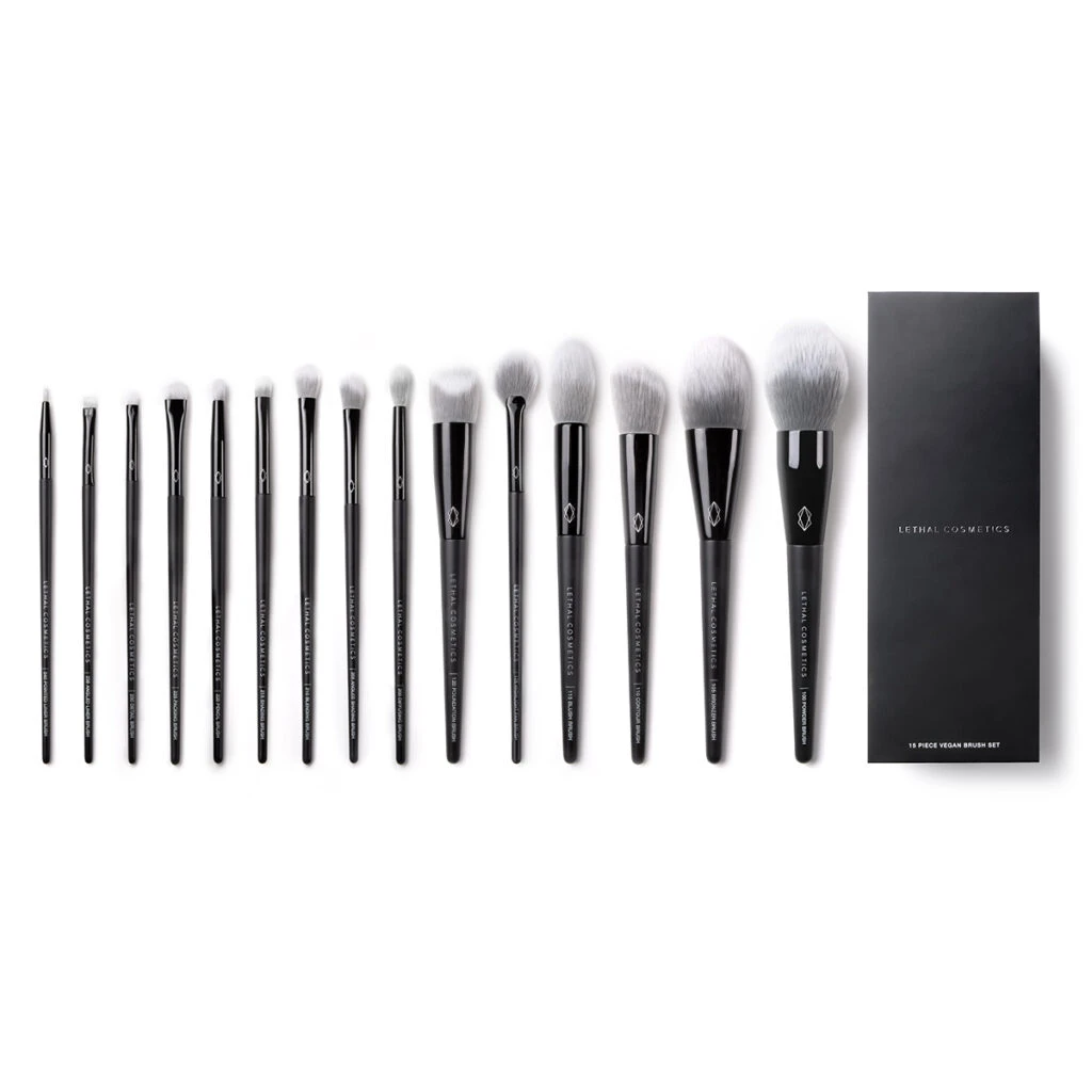 15 Piece Vegan Brush Set