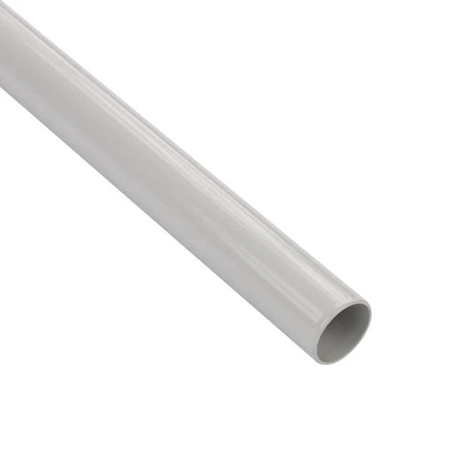 Barre de penderie blanche L.1.5m x D. 18mm