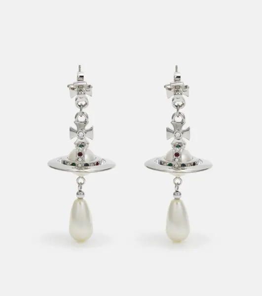 PEARL DROP - Oorbellen - silver-coloured