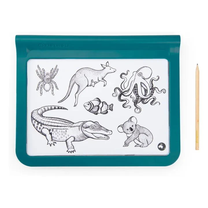 Tablette lumineuse éducative - Moulin Roty x Kidywolf | Bleu