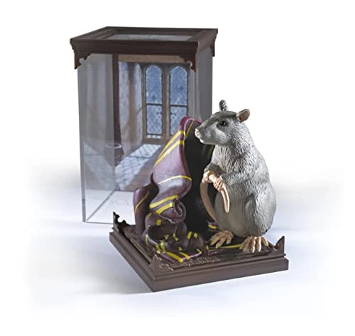 The Noble Collection - Magical Creatures Scabbers - Hand-Painted Magical Creature #14 - Officially Licensed 7in (18.5cm) Harry Potter Toys Collectable Figures - for Kids &amp; Adults