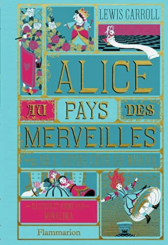 Alice au pays des merveilles. De l'autre côté du miroir de Lewis Carroll - Relié