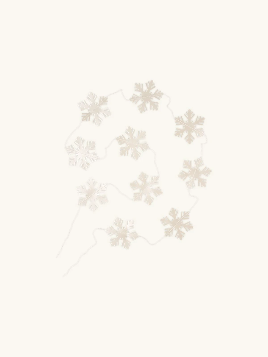 Guirlande de flocons de neige
