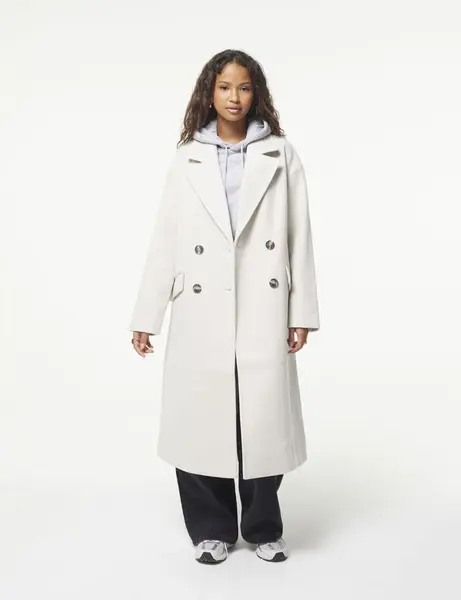 Manteau long sable