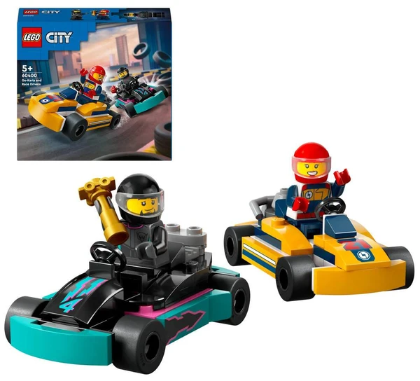 LEGO®CITY 60400 - LES KARTS ET LES PILOTES DE COURSE