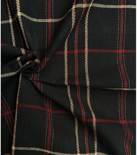 Tissu - Carreaux Heritage noir