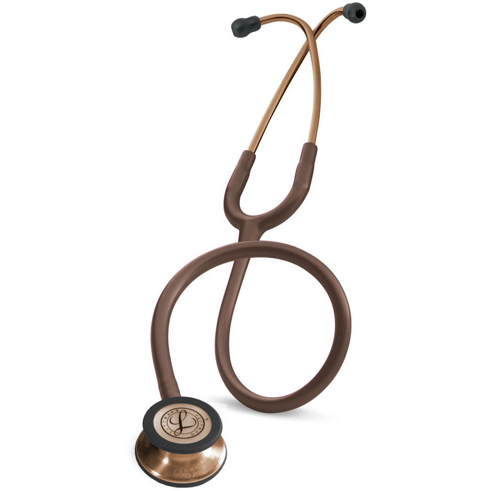 3M™ Littmann® Classic III™ Bewakingsstethoscoop, borststuk in koperkleurige afwerking, chocoladebruine slang, 27 inch, 5809