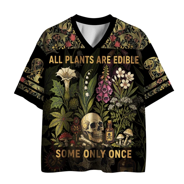 Tokyo-Tiger Beautiful Poison Floral Mesh Jersey