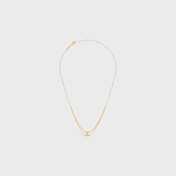 Collier Triomphe en Laiton Doré | CELINE