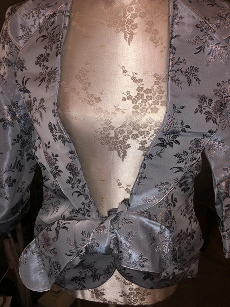 Cottonnade veste argentee gansee neuve 42