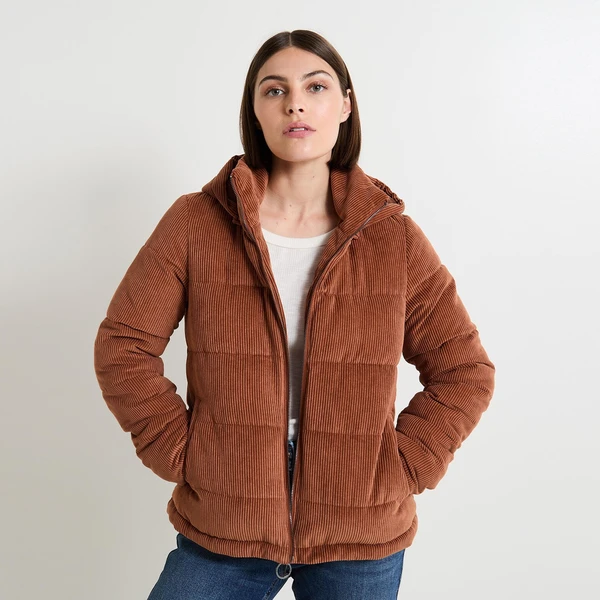 Manteau capuche femme