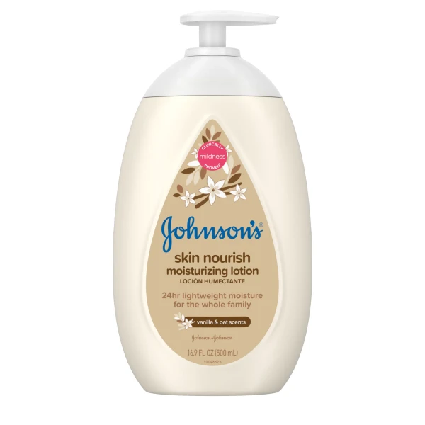 Skin Nourish Moisturizing Lotion with Vanilla and Oat Scents