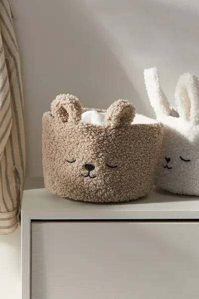 Panier de rangement en tissu Teddy bear