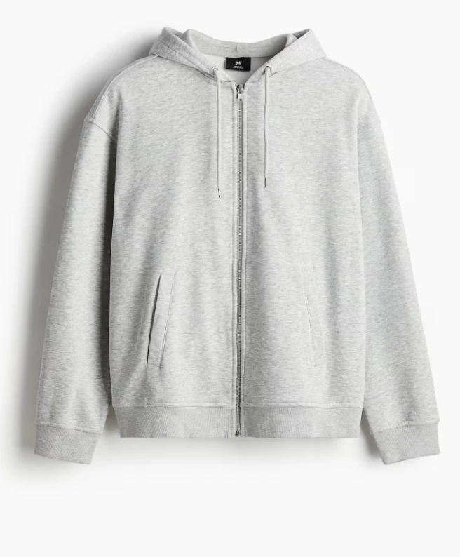 Veste zippée Loose Fit avec capuche M