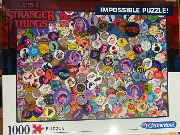 Puzzle Stranger Things impossible 1000 pz
