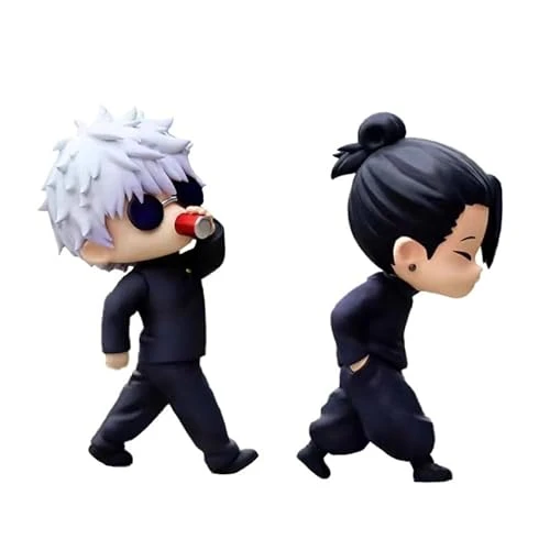Xinchangda JJK Gojo Satoru Figurine Anime Geto Suguru Statues Anime Action Figurine pour fans 10 cm