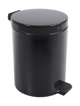 Poubelle 5L Retro Noir Graphite | Prosper •  La Poubelle Française