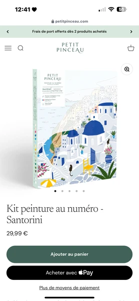 Coffret peinture au numéro   pet