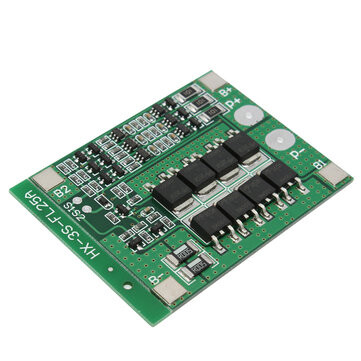 3S 11.1V 25A 18650 Li-ion Lithium Battery BMS Protection PCB Board With Balance Function Module Board from Electronics on banggood.com